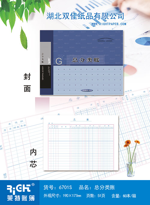 6701S--總分類賬