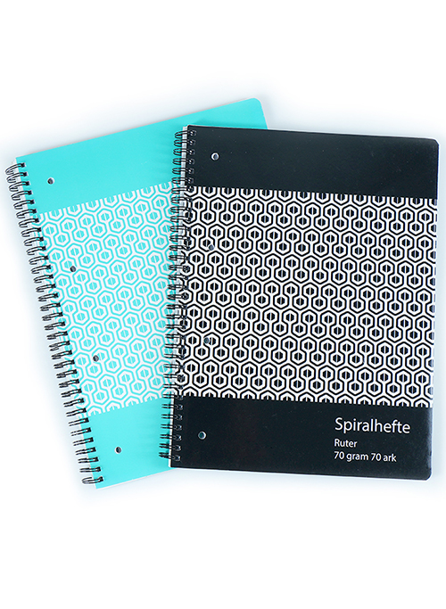 RT-20014 white card spiral notebook 